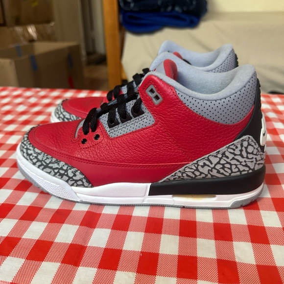 Nike Air Jordan 3 Retro SE GS III Fire Red All Star Game Chicago CQ0488-600 5.5Y - Picture 3 of 9